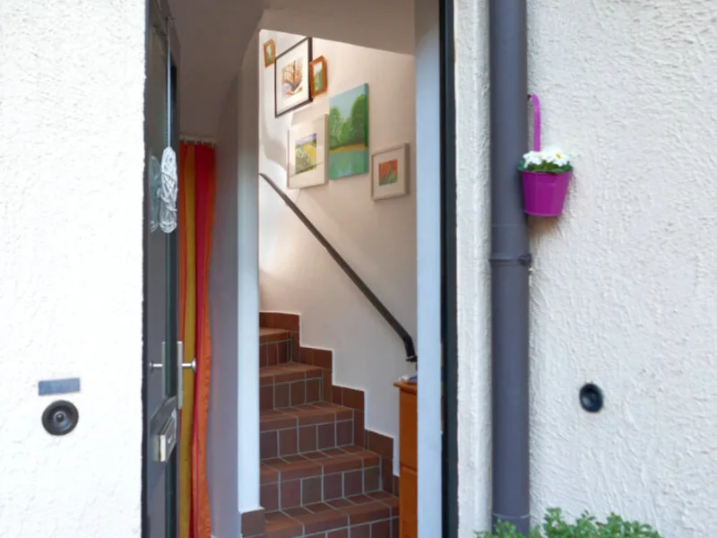 Private entrance to the apartment in Friedrichsdorf
